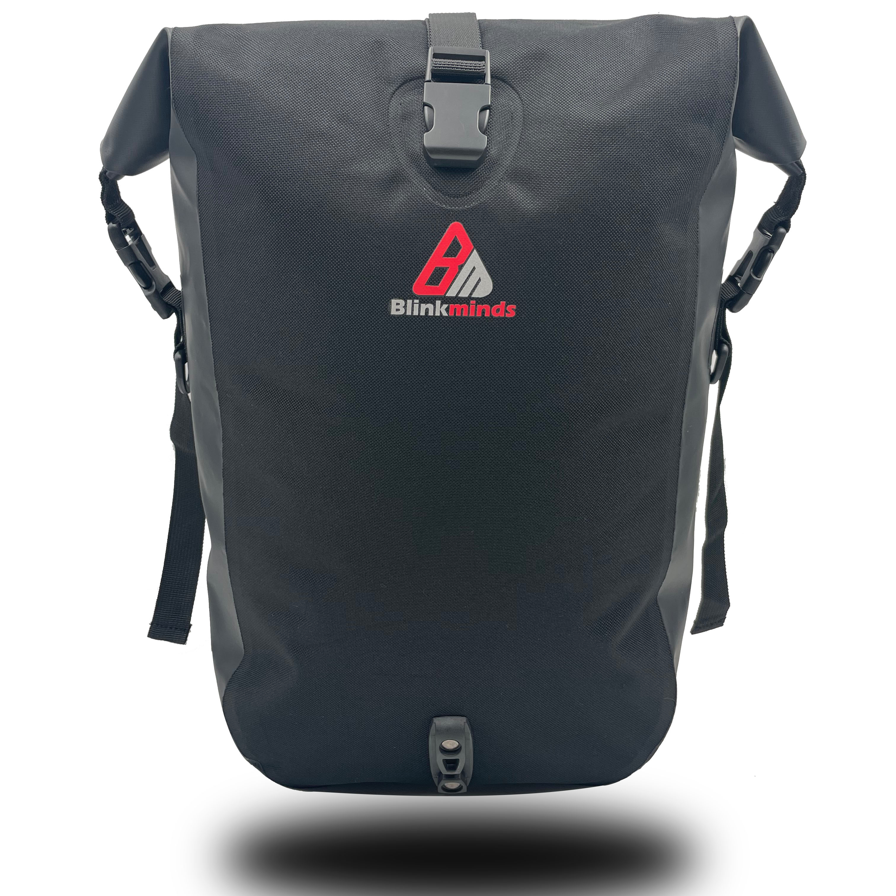 100% Waterproof 2 in 1 Bicycle Sustainable Polyester  Backpack Messenger Pannier Bag